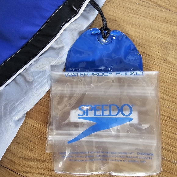 💥HP💥 Men's Blue Speedo Swim Trunks Shorts Men's Size Small - Picture 7 of 16